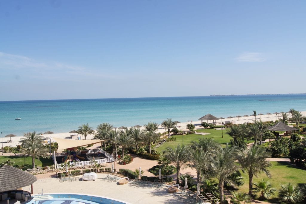 danat jebel dhanna resort Abu Dhabi review beach